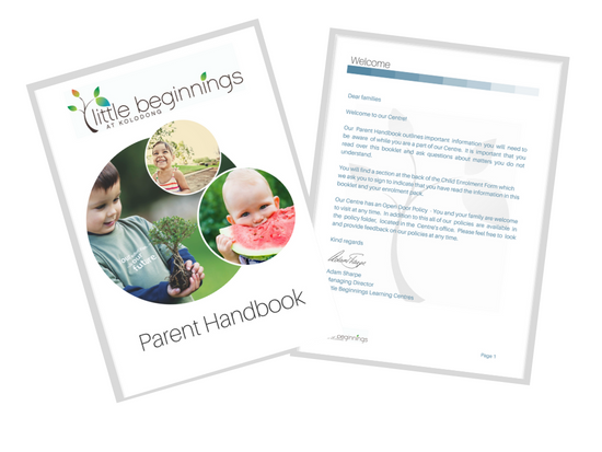 Little Beginnings Kolodong parent handbook